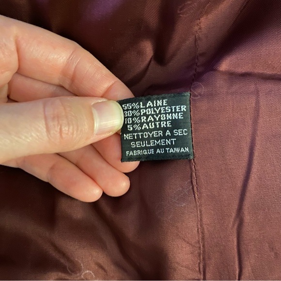 SASSON vintage wool-blend blazer. Classy. Size 6/7. - Picture 12 of 15
